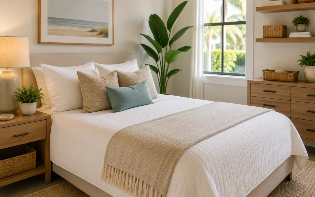 clutter-free bedroom